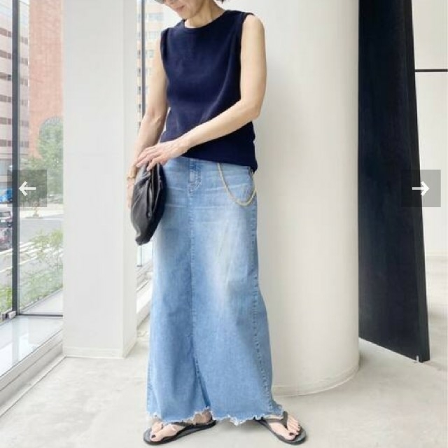 L'Appartement DEUXIEME CLASSE(アパルトモンドゥーズィエムクラス)のGOOD GRIEF/グッドグリーフ】DENIM LONG スカート レディースのスカート(ロングスカート)の商品写真