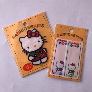 ハローキティ(ハローキティ)のSANRIO ハローキティーワッペン&名前ワッペン(キャラクターグッズ)