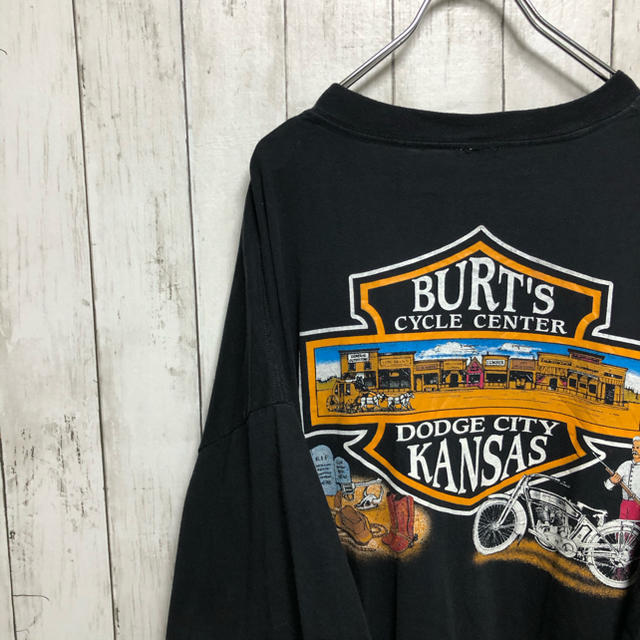 Harley Davidson(ハーレーダビッドソン)の☆古着☆ HARLEY-DAVIDSON ハーレーダビットソン 90sプリントT メンズのトップス(Tシャツ/カットソー(半袖/袖なし))の商品写真