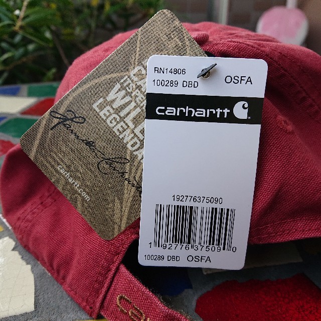 carhartt(カーハート)の新品未使用 carhartt カーハート ODESSA CAP キャップ レッド メンズの帽子(キャップ)の商品写真