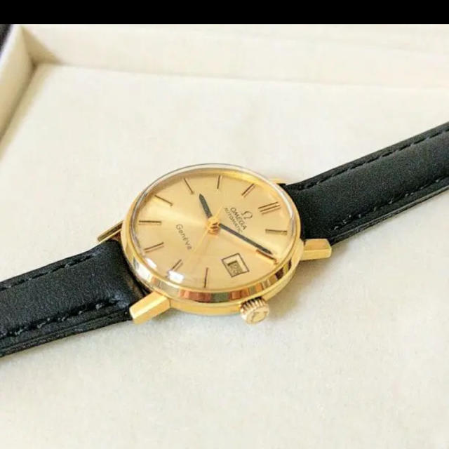 OMEGA(オメガ)の貴重 オメガ　Automatic ジュネーブ　Date18金張り レディースのファッション小物(腕時計)の商品写真