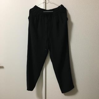 ジーユー(GU)の(最終値下げ) GUパンツ(BLACK)ＸＬ(カジュアルパンツ)