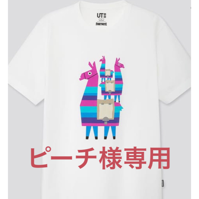 UNIQLO   ピーチ様専用フォートナイト UT半袖 @ホワイト Mサイズ