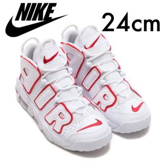 ナイキ(NIKE)の美品 希少カラー NIKE AIR MORE UPTEMPO 96 GS 24(スニーカー)