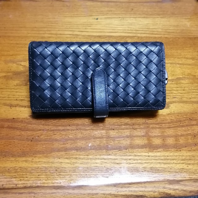 牛革長財布(黒) レディースのファッション小物(財布)の商品写真