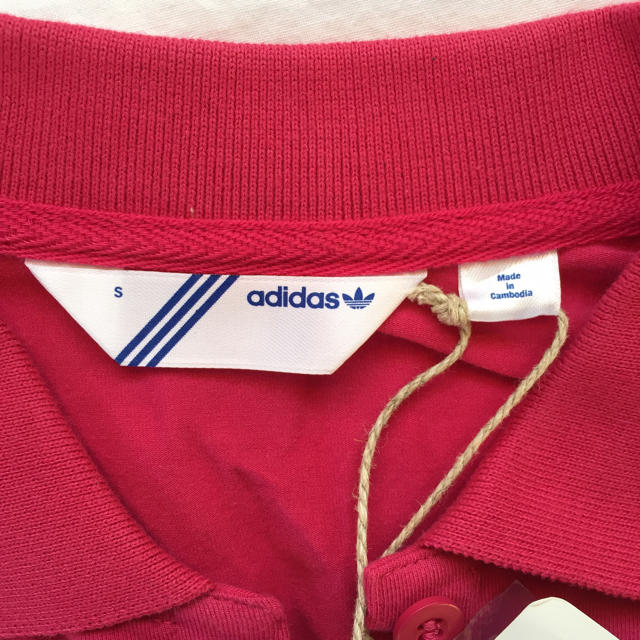 adidas(アディダス)のadidas💕ポロシャツ ピンク レディースのトップス(ポロシャツ)の商品写真