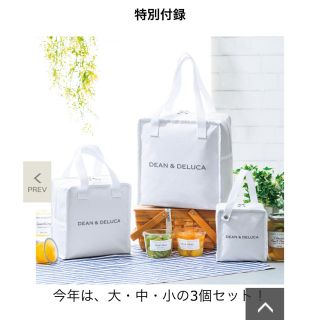 ディーンアンドデルーカ(DEAN & DELUCA)のGLOW2017年8月号付録　DEAN＆DELUCA 保冷バッグセット(弁当用品)