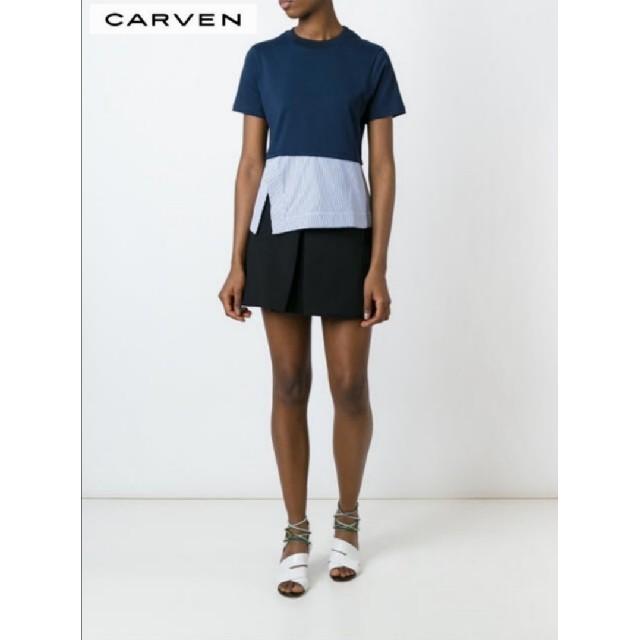 CARVEN カルヴェン ストライプ Tシャツ