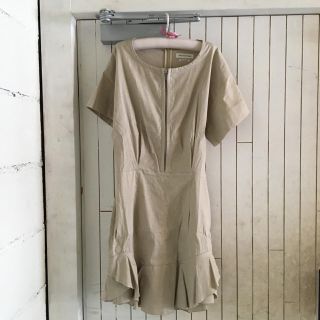 イザベルマラン(Isabel Marant)のISABEL MARANT linen onepiece.(ひざ丈ワンピース)