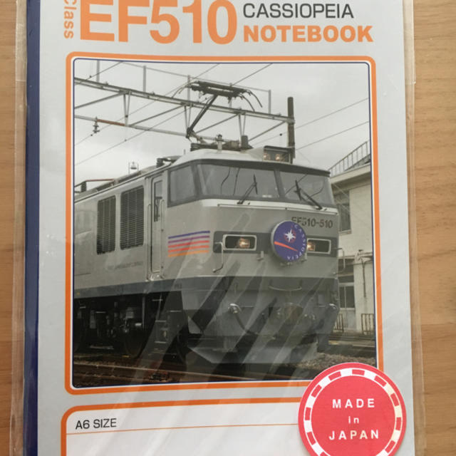 ＥＦ510形 カシオペア A6 鉄道ミニノート インテリア/住まい/日用品の文房具(ノート/メモ帳/ふせん)の商品写真