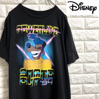 ディズニー(Disney)の＊ディズニー＊パワーライン＊グーフィー＊半袖Tシャツ＊Mサイズ＊(Tシャツ/カットソー(半袖/袖なし))