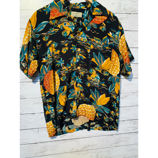 #64 美品　A.I.M hawaiian アロハシャツ　レーヨン100% M メンズのトップス(シャツ)の商品写真