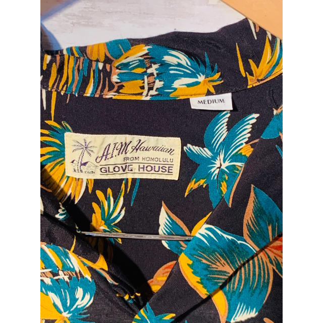 #64 美品　A.I.M hawaiian アロハシャツ　レーヨン100% M メンズのトップス(シャツ)の商品写真