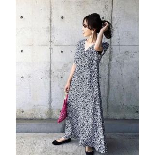 トゥデイフル(TODAYFUL)のmamu_online 2018SS 花柄ワンピース(ロングワンピース/マキシワンピース)