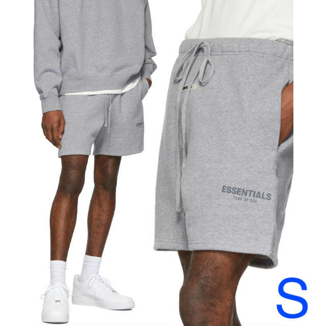 FOG Essentials エッセンシャルズ  SWEAT SHORTSグレーサイズ