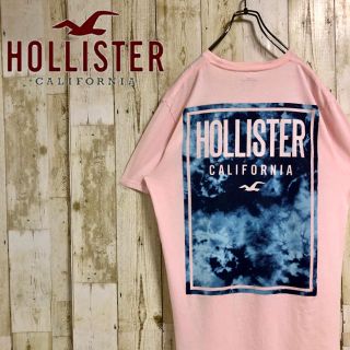 ホリスター(Hollister)のHOLLISTER 両面ビッグプリント 丸首 ラウンドカットソー Tシャツ L(Tシャツ/カットソー(半袖/袖なし))