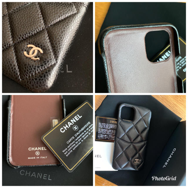 CHANEL(シャネル)のシャネル iPhone11 Proケース ブラック スマホ/家電/カメラのスマホアクセサリー(iPhoneケース)の商品写真