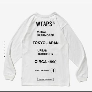 ダブルタップス(W)taps)のwtaps ロンティー　ホワイトLサイズ(Tシャツ/カットソー(七分/長袖))