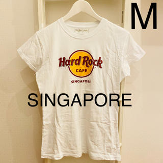 ロックハード(ROCK HARD)のほぼ新品未使用！HARD ROCK CAFE Tシャツ！シンガポール！(Tシャツ(半袖/袖なし))