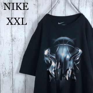 ナイキ(NIKE)の【激レア】 ナイキ デカロゴ Tシャツ XXL 黒 ビッグシルエット(Tシャツ/カットソー(半袖/袖なし))