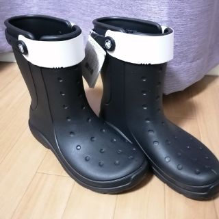 クロックス(crocs)の【新品】crocs　クロックス　レインブーツ　長靴(長靴/レインシューズ)