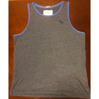 アバクロンビーアンドフィッチ(Abercrombie&Fitch)のAbercrombie&fitch アバクロ　タンクトップ　グレー　XXLサイズ(タンクトップ)