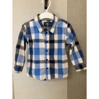 エイチアンドエム(H&M)のベビー　シャツ　長袖　80(シャツ/カットソー)