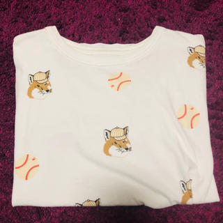 メゾンキツネ(MAISON KITSUNE')のmaison kitsune Reebok コラボ　Tシャツ(Tシャツ/カットソー(半袖/袖なし))