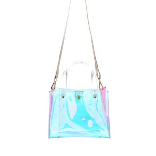 アリシアスタン(ALEXIA STAM)のClear Handle Logo Shoulder Bag Mirror(ショルダーバッグ)