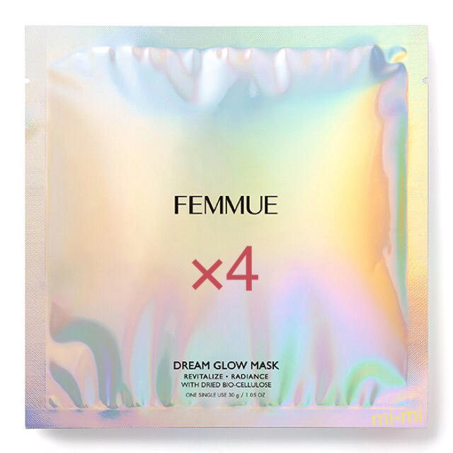 Cosme Kitchen(コスメキッチン)のFEMMUE 透明感・キメ ドリームグロウ MASK RR ×4 コスメ/美容のスキンケア/基礎化粧品(パック/フェイスマスク)の商品写真