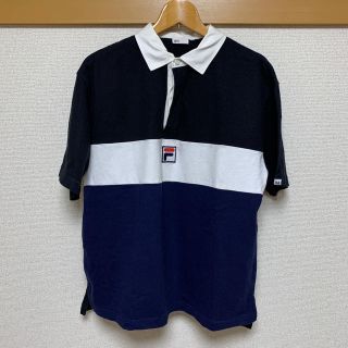 フィラ(FILA)の(古着)FILA・フィラ　半袖ラガーシャツ(Tシャツ/カットソー(半袖/袖なし))