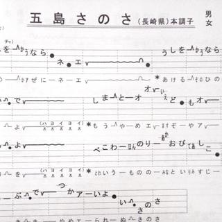 日本の民謡 五線譜」10集セット 10％OFF 唄譜/歌詞/楽譜/教本～E3の