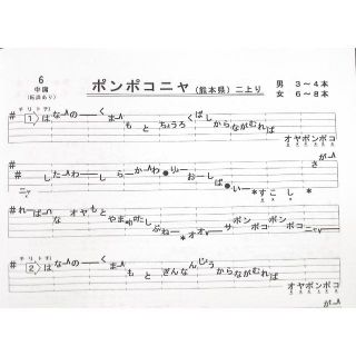 「日本の民謡　五線譜」10集セット 　10％OFF　唄譜/歌詞/楽譜/教本～E5