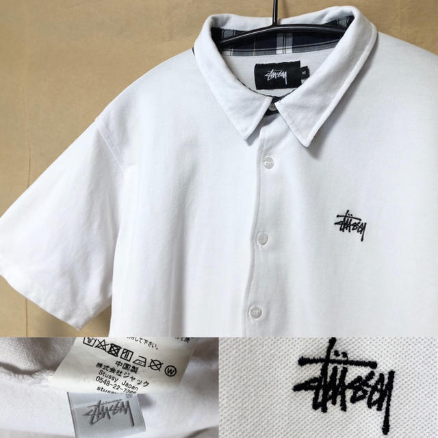 STUSSY シャツ M 白