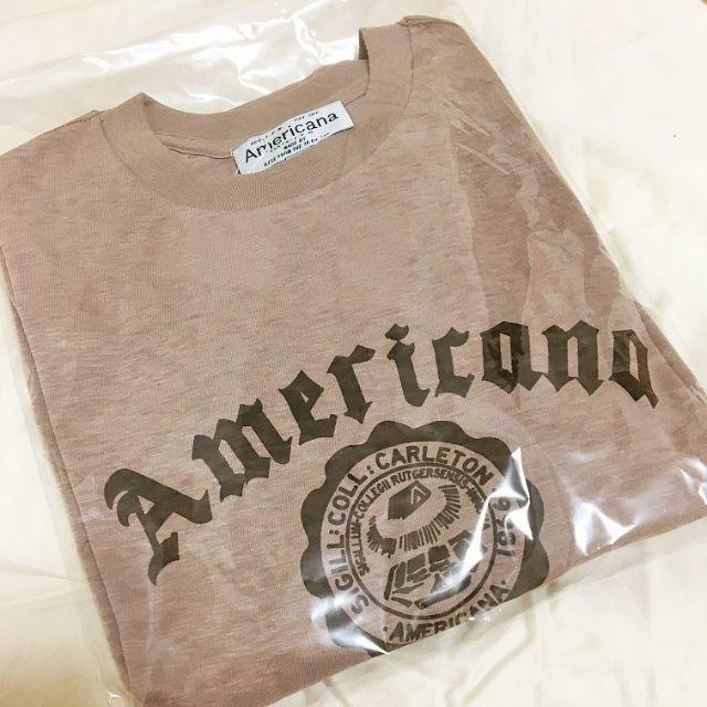 AMERICANA/アメリカーナAP STUDIO別注College Tシャツ