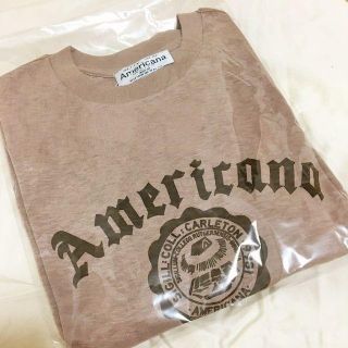 アメリカーナ(AMERICANA)のAMERICANA/アメリカーナAP STUDIO別注College Tシャツ(Tシャツ(半袖/袖なし))