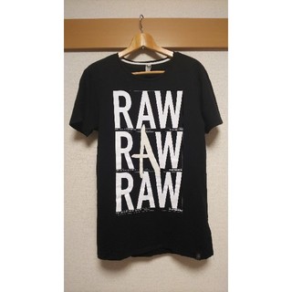 ジースター(G-STAR RAW)の(古着)G-STAR RAW ジースターロウ Tシャツ ブラック(Tシャツ/カットソー(半袖/袖なし))