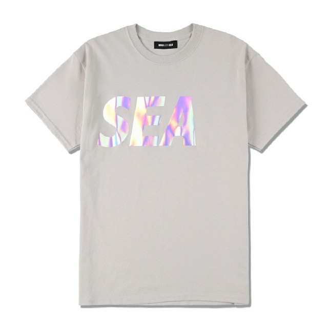 Wind and sea MIDDLE IRIDESCENT Tシャツ　白　S