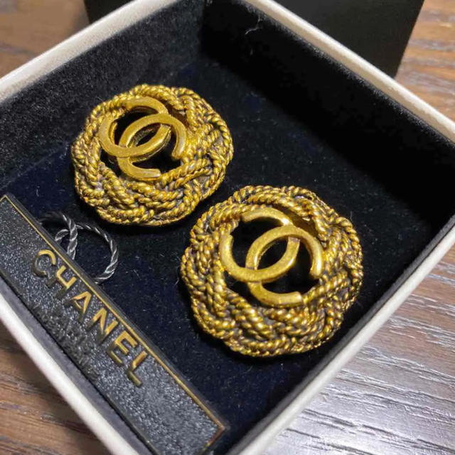 訳有！良品！ヴィンテージ！CHANEL シャネル イヤリング