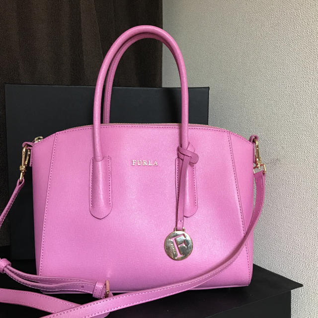 フルラ FURLA 未使用 2way バッグ ショルダー ピンク