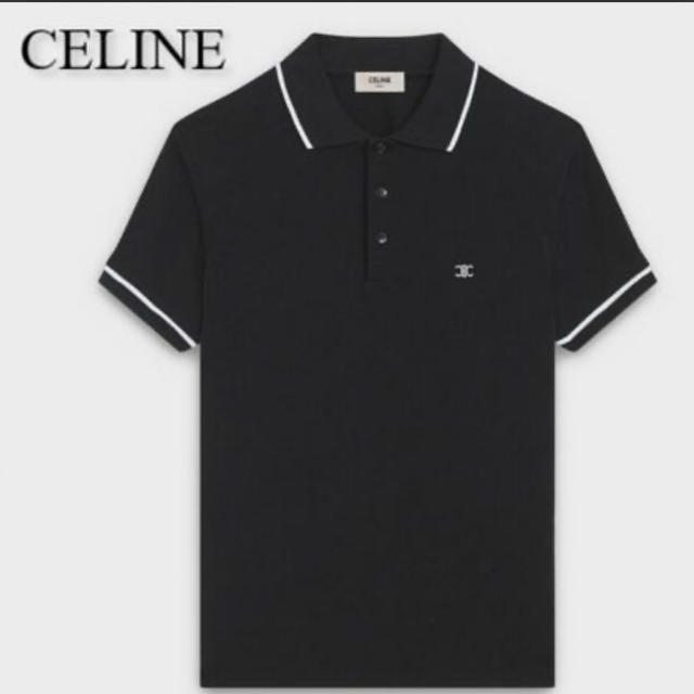 CELINE 「トリオンフ」シグネチャー付きクラシックポロ