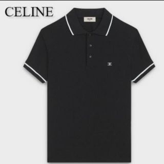 セリーヌ(celine)のCELINE 「トリオンフ」シグネチャー付きクラシックポロ(ポロシャツ)