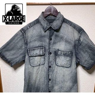 エクストララージ(XLARGE)のX-LARGE 半袖デニムシャツ M エクストララージ XLARGE ゆるだぼ(シャツ)