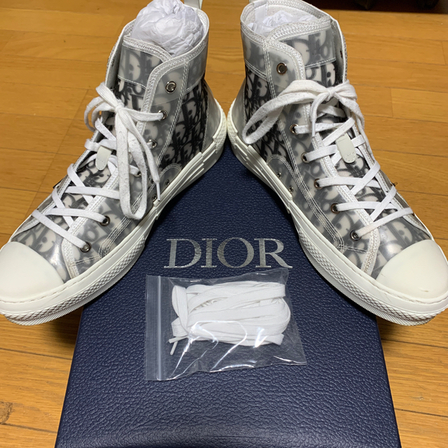 Dior(ディオール)のDIOR OBLIQUE B23 ハイカットスニーカー 43 メンズの靴/シューズ(スニーカー)の商品写真