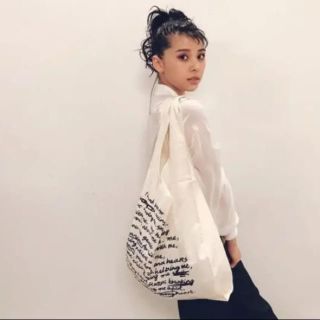 マウジー(moussy)のmoussy トートバッグ エコバッグ 生成色(エコバッグ)