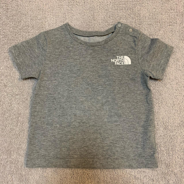 THE NORTH FACE(ザノースフェイス)のノースフェイス ベビー 半袖Tシャツ 80cm グレー キッズ/ベビー/マタニティのベビー服(~85cm)(Ｔシャツ)の商品写真