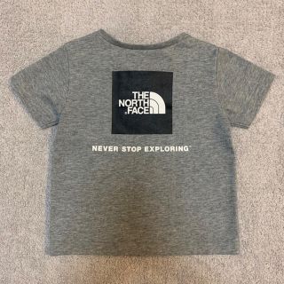 ザノースフェイス(THE NORTH FACE)のノースフェイス ベビー 半袖Tシャツ 80cm グレー(Ｔシャツ)