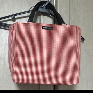 ケイトスペードニューヨーク(kate spade new york)のケイトスペード　ギンガムトートバッグ(ハンドバッグ)