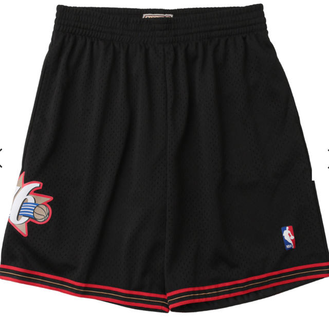 サイズL) Mitchell&Ness 76ers shorts - ショートパンツ