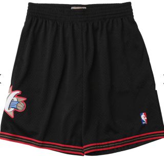 ミッチェルアンドネス(MITCHELL & NESS)の(サイズL)  Mitchell&Ness 76ers shorts(ショートパンツ)